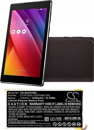 Изображение Cameron Sino Akumulator Bateria Typu 0b200-01510100 C11p1425 Do Asus Zenpad 7.0 Z370 M700 / Cs-auz370sl