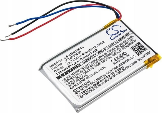 Изображение Cameron Sino Akumulator Bateria Typu Ft403048p Do Jbl Micro 2 / Micro Ii / Clip / Clip+ / Cs-jmm200sl