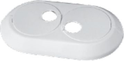 Picture of Capricorn Rozeta podwójna z PP biaa 18mm 113 x 69mm (9-2220-018-00-01-01)