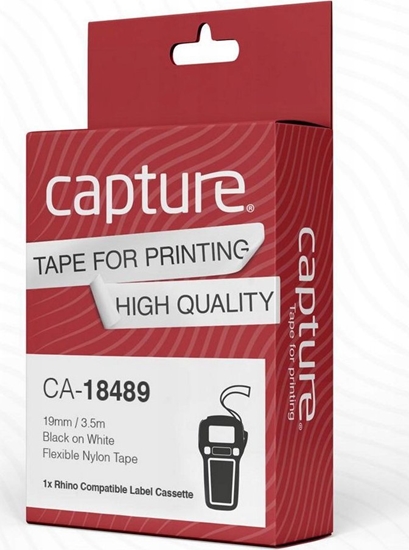 Изображение Capture Capture CA-18489 etykiet do nadruku Czarny, Biay