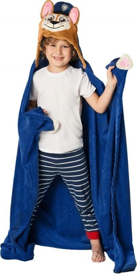 Picture of Carbotex Kocyk Coral Psi Patrol Chase 110x140 cm z kapturem