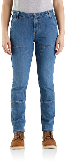 Изображение Carhartt Jeansy Damskie Rugged Flex Double Fro Linden
