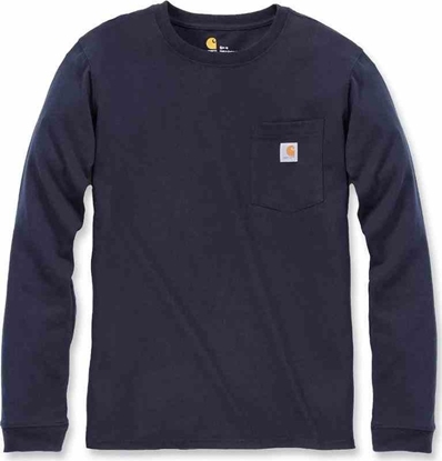 Изображение Carhartt Koszulka Carhartt WK126 Workwear Pocket L/S Navy