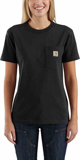 Изображение Carhartt Koszulka Carhartt WK87 Workwear Pocket Black