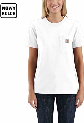 Изображение Carhartt Koszulka Carhartt WK87 Workwear Pocket S/S White