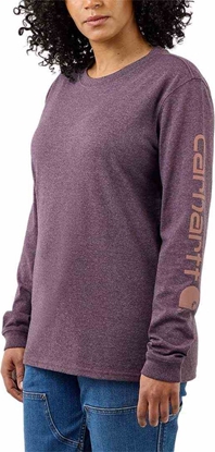 Attēls no Carhartt Koszulka Carhartt Workwear Sleeve Logo LS Blackber