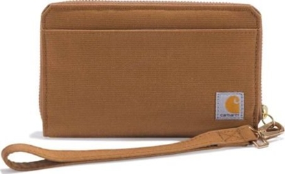 Attēls no Carhartt Portfel Carhartt Nylon Duck LayFlat Clutch Brown
