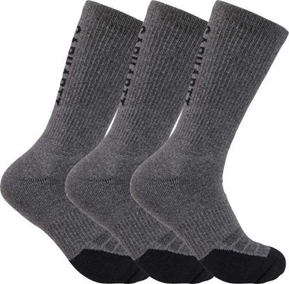 Attēls no Carhartt Skarpety Carhartt Force Midweight Logo Crew Carbon