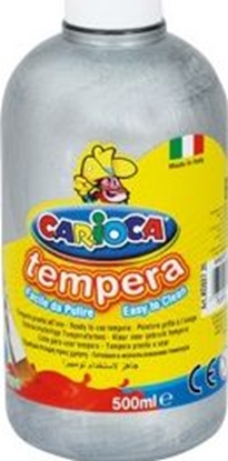 Picture of Carioca Farba Tempera 500ml srebrna