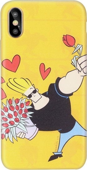Picture of Cartoon Network Johnny Bravo Silicone Case for Apple iPhone XR Love