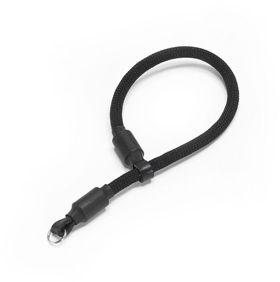 Picture of Caruba wrist strap made of climbing rope, black