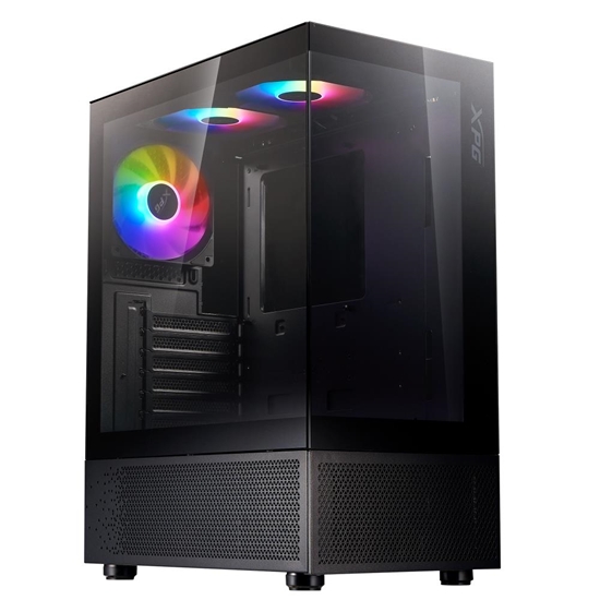 Picture of Case|ADATA|INVADER X MINI|MidiTower|Case product features Transparent panel|ATX|MicroATX|MiniITX|Colour Black|INVADERXMINIMT-BKCWW
