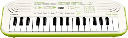 Attēls no Casio SA-50  32 taustini  balta/zala - Sintezators