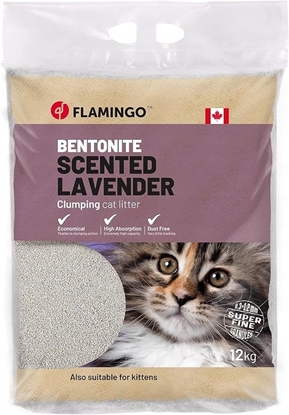 Изображение CAT LITTER BENTONITE LAVEND SCENT12KG