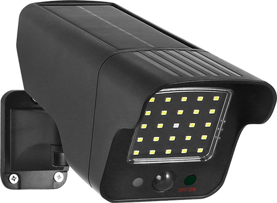 Picture of CE Solarna atrapa kamery, migajca dioda, czujnik ruchu, owietlenie LED, naklejka gratis, SOL1803S