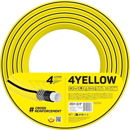Picture of Cellfast W ogrodowy Cellfast 4YELLOW 3/4" 20m