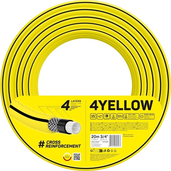Picture of Cellfast W ogrodowy Cellfast 4YELLOW 3/4" 20m