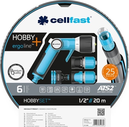 Attēls no Cellfast Zestaw zraszajcy Hobby 1/2" 20m  ATS2 (16-209)