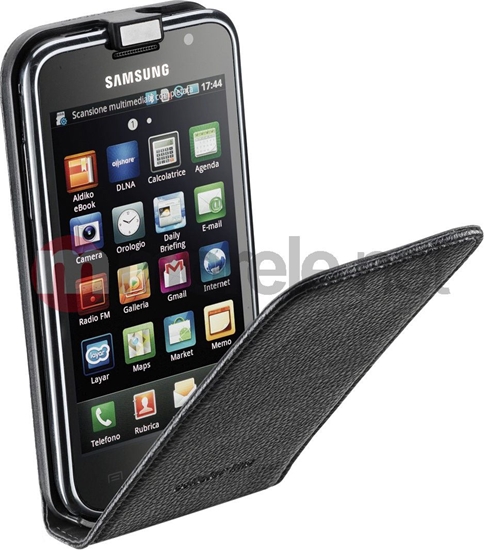 Picture of Cellular Line FLAP ESSENTIAL, eco-skóra, do Galaxy S2 I9000 (kolor czarny)