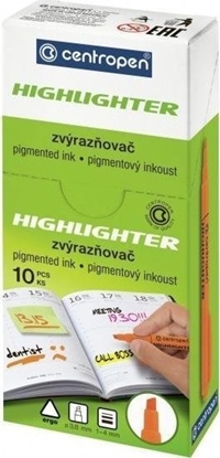Attēls no Centropen Cienki zakrelacz Highlighter fioletowy (10szt)