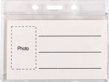 Attēls no Centrum Identyfikator plastikowy 70x92 mm CENTRUM 82076 transparentny plastikowy