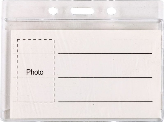 Picture of Centrum Identyfikator plastikowy 70x92 mm CENTRUM 82076 transparentny plastikowy