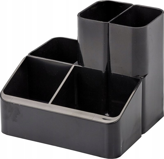 Picture of Centrum Przybornik na biurko 103x95x85mm CENTRUM 89010 czarny,niebieski,szary plastikowy