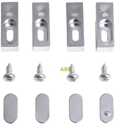 Picture of Cersanit (czci zamienne - kabiny prysznicowe) Zestaw uchwytów do trzymania szka ZIP/ARTECO (S903-025)