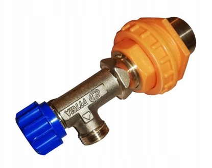 Picture of Cersanit (czci zamienne - stelae podtynkowe) Zawór ktowy odcinajcy z muf dla SYSTEM AQUA 5/7/9 (K99-0250)