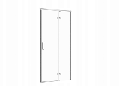 Picture of Cersanit (drzwi do kabin) DRZWI NA ZAWIASACH KABINY PRYSZNICOWEJ LARGA CHROM 100X195 PRAWE TRANS (S932-117)
