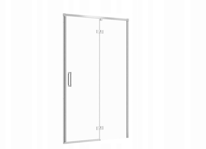 Picture of Cersanit (drzwi do kabin) DRZWI NA ZAWIASACH KABINY PRYSZNICOWEJ LARGA CHROM 120X195 PRAWE TRANS (S932-118)