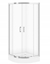 Изображение Cersanit (kabiny prysznicowe z brodzikiem) SET B161: Kabina BASIC póokrga - (80x185), z brodzikiem TAKO - (80x16) (S601-117)