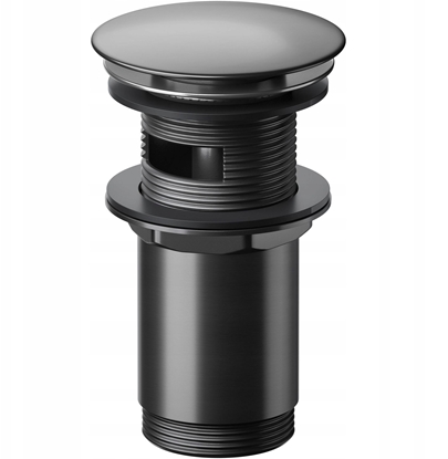 Attēls no Cersanit (korki klik-klak) Automatyczny uniwersalny korek KLIK-KLAK gun metal (S951-705)