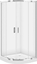 Attēls no Cersanit Kabina prysznicowa 80x80 cm póokrga z brodzikiem Tako (S601-113)