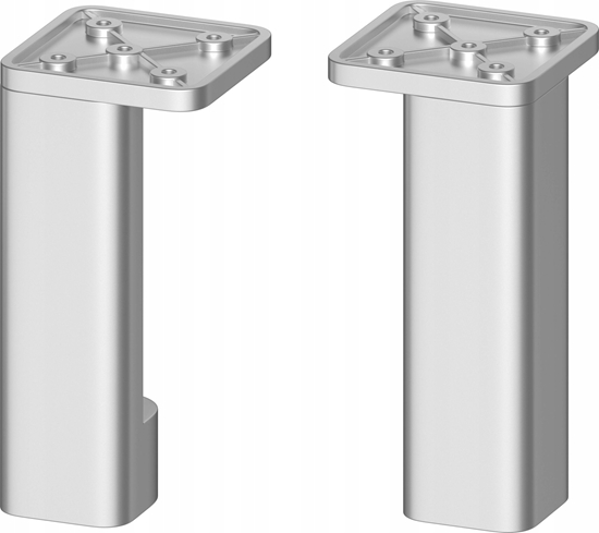 Picture of Cersanit Nogi meblowe CITY by Cersanit srebrny mat 2 sztuki (S599-0162)