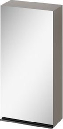 Attēls no Cersanit S522-012 SZAFKA LUSTRZANA VIRGO 40 SZARA UCHW CZARNY ZMONT. // CER.VIRGO-LUST-40-SZAR-UCH-CZ