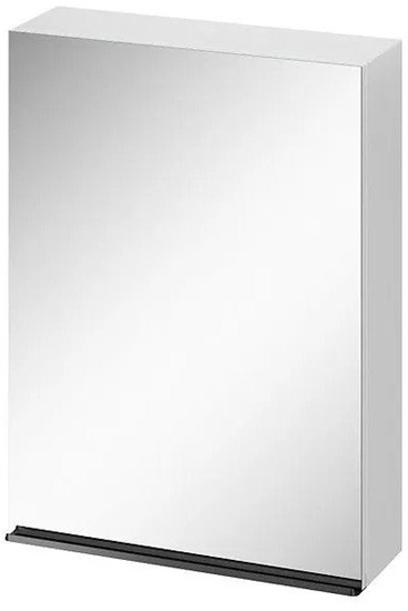 Picture of Cersanit S522-014 SZAFKA LUSTRZANA VIRGO 60 BIAA UCHW CZARNY ZMONT. // CER.VIRGO-LUSTRZ-60-BIA-UCH-CZ