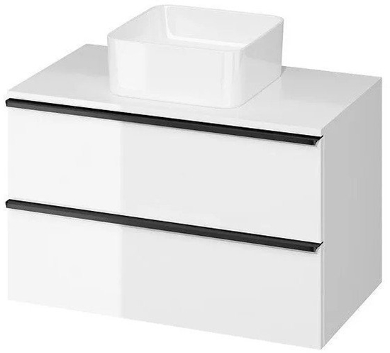 Изображение Cersanit S522-027 SZAFKA Z BLATEM VIRGO 80 BIAA UCHW CZARNY ZMONT. // CER.VIRGO-BLAT-80-BIAA-UCH-CZ