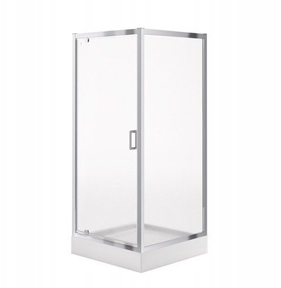 Attēls no Cersanit SET B618: Kabina ARTECO kwadratowa - (90x90x190), z brodzikiem TAKO - (90x16) (S601-132)