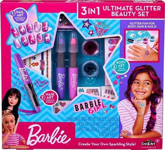 Picture of Character Options BARBIE Beauty Set 3 in 1 Ultimate Glitter