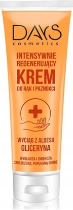 Attēls no Chemia Krem do rk i paznokci DAYS COSMETICS, intesywnie regenrujcy, wycig z lici aloesu i gliceryna, 125 ml