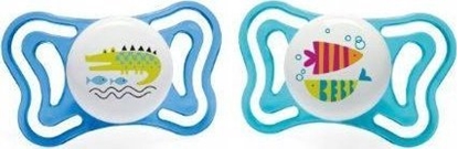 Picture of Chicco 156436 SMOCZEK PHYSIO LIGHT SILIKON 16-36M 2SZT NIEBIESKI