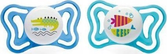 Picture of Chicco 156436 SMOCZEK PHYSIO LIGHT SILIKON 16-36M 2SZT NIEBIESKI