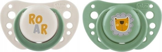 Изображение Chicco 171514 SMOCZEK PF AIR SILIKONOWY 2-6M 2SZT ZIELONY