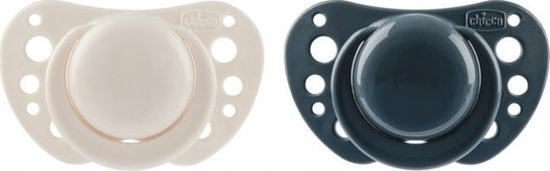 Изображение Chicco 171545 SMOCZEK PF AIR SILIKONOWY 6-16M 2SZT NIEBIESKI