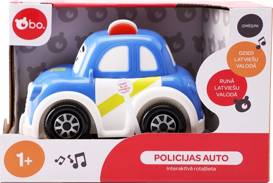 Изображение Chicco bo. Interactive police car (Latvian language)