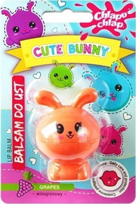 Изображение Chlapu Chlap CHLAPU CHLAP Balsam do ust Cute Bunny - winogrono 1szt