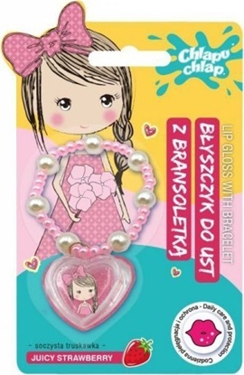 Изображение Chlapu Chlap CHLAPU CHLAP Byszczyk do ust z bransoletk - Soczysta Truskawka 1szt