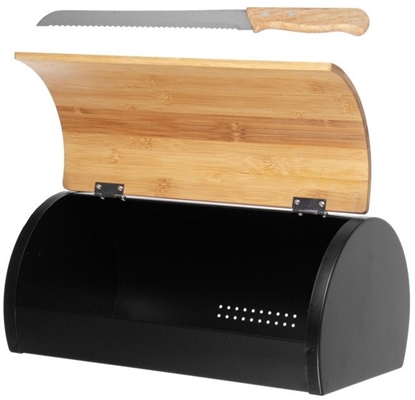 Picture of CHLEBAK STALOWY Z DREWNIANA POKRYW BRUNBESTE BB-2680