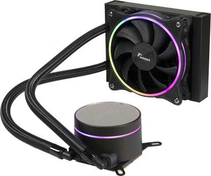 Изображение Chodzenie wodne Inter-Tech INTER-TECH Argus Iceman LC120 RGB AiO - Wasserkuehlung mit RGB-Beleuchtung fuer alle gaengigen Sockel